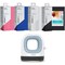 Cricut EasyPress Mini, Zen Blue Heat Press Machine and Cricut Joy HTV Iron-On Bundle Rolls in Black, White, Royal and Pink